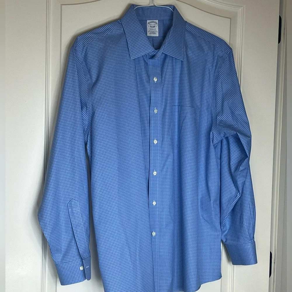 Brooks Brothers Blue Dress Shirt - Picture 1 of 2